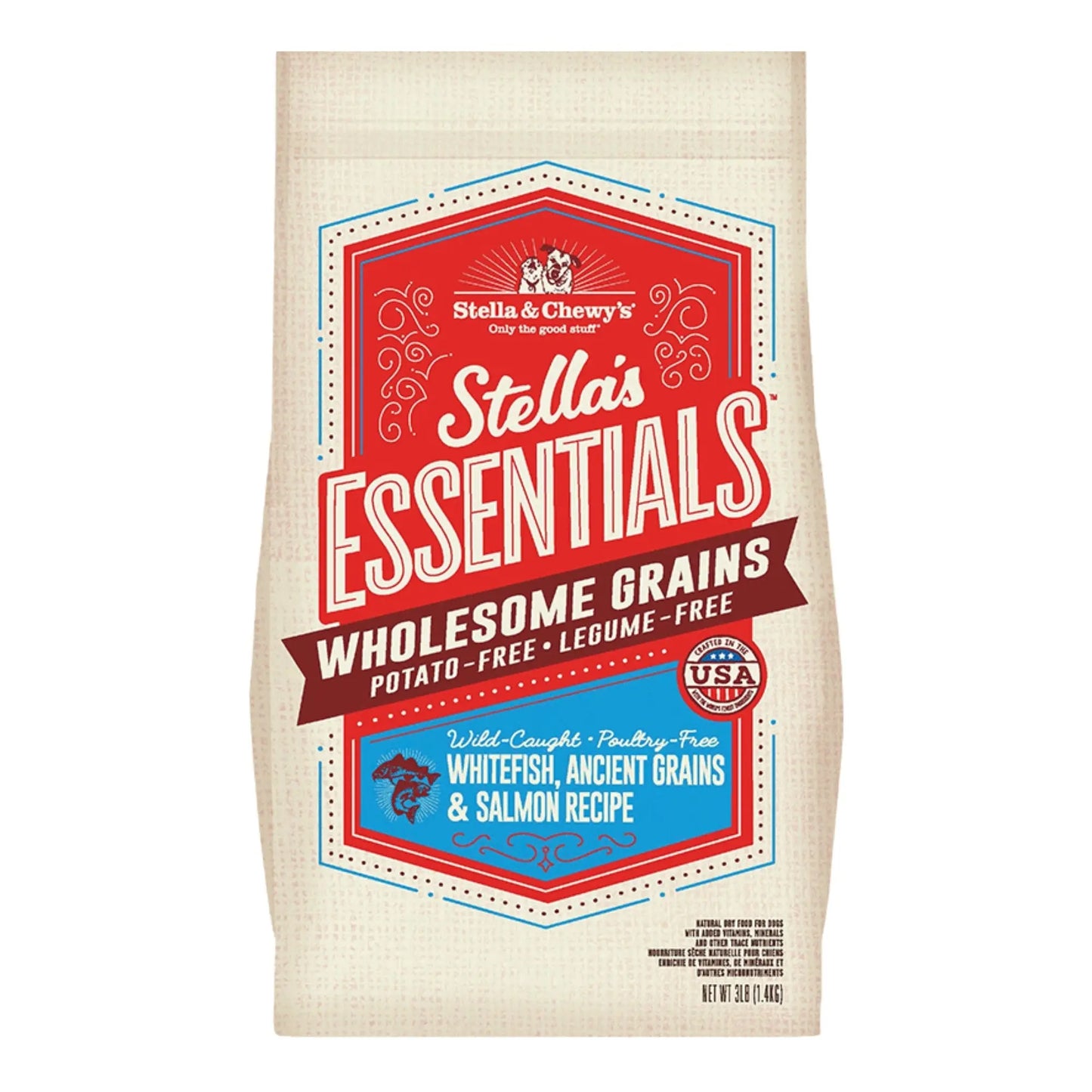 Stella & Chewy's Dog Essentials Whitefish & Ancient Grains 3Lb Stella & Chewys