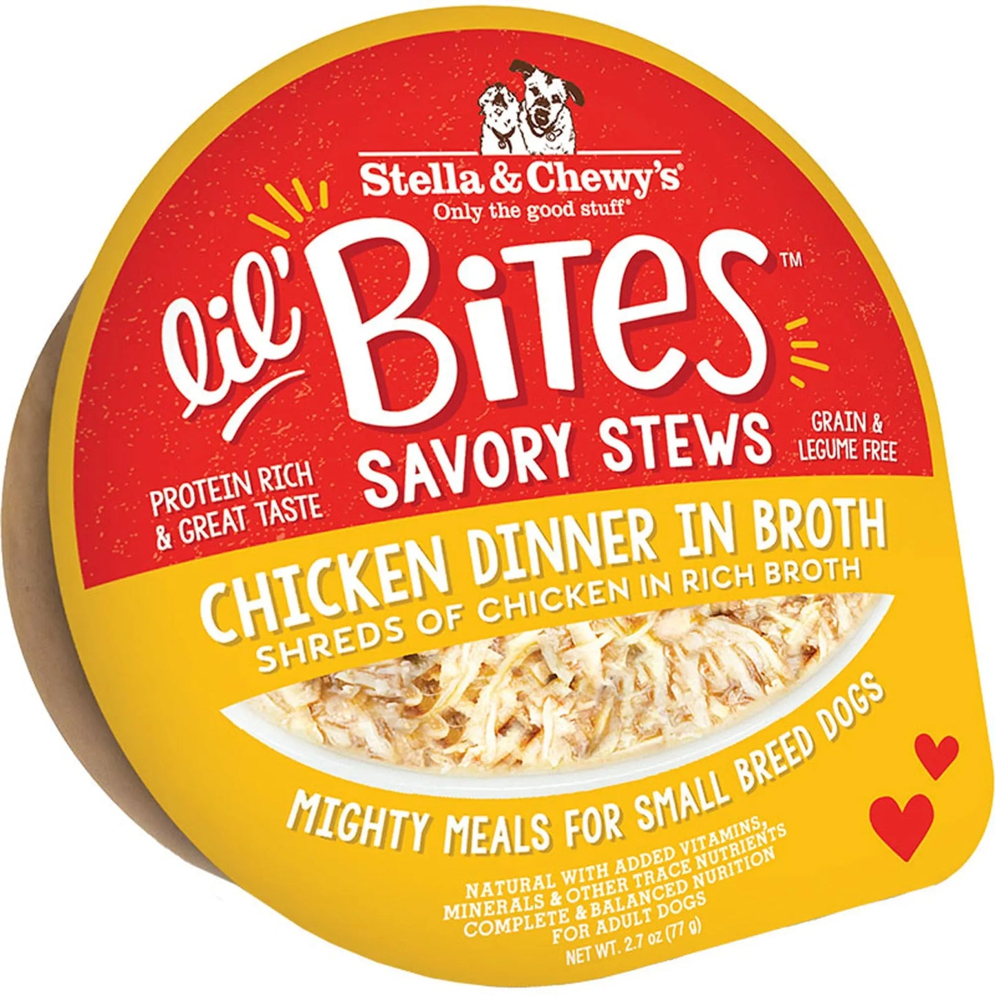 Stella and Chewys Dog Lil Bites Savory Stew Chicken 2.7oz. (Case of 12) Stella & Chewys