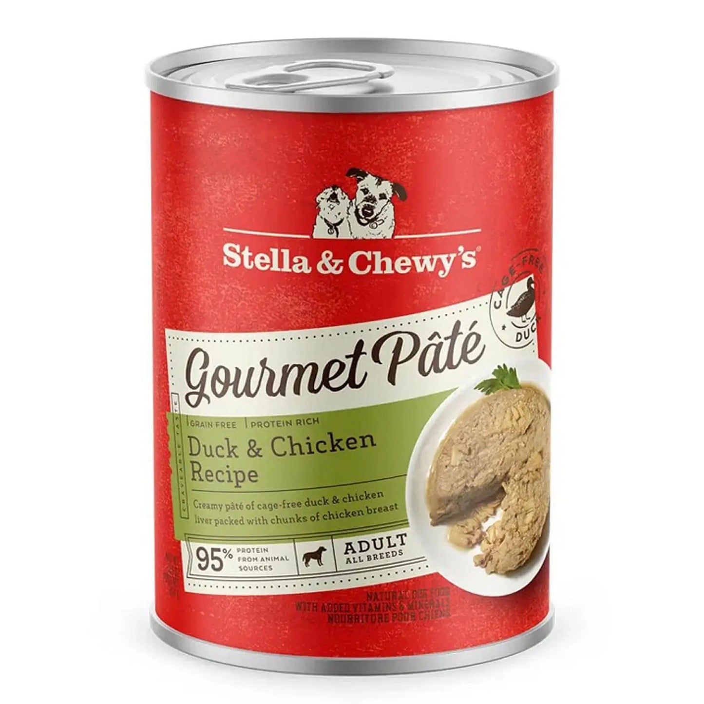 Stella And Chewys Dog Gourmet Pate Duck And Chicken 12.5oz. (Case of 12) Stella & Chewys
