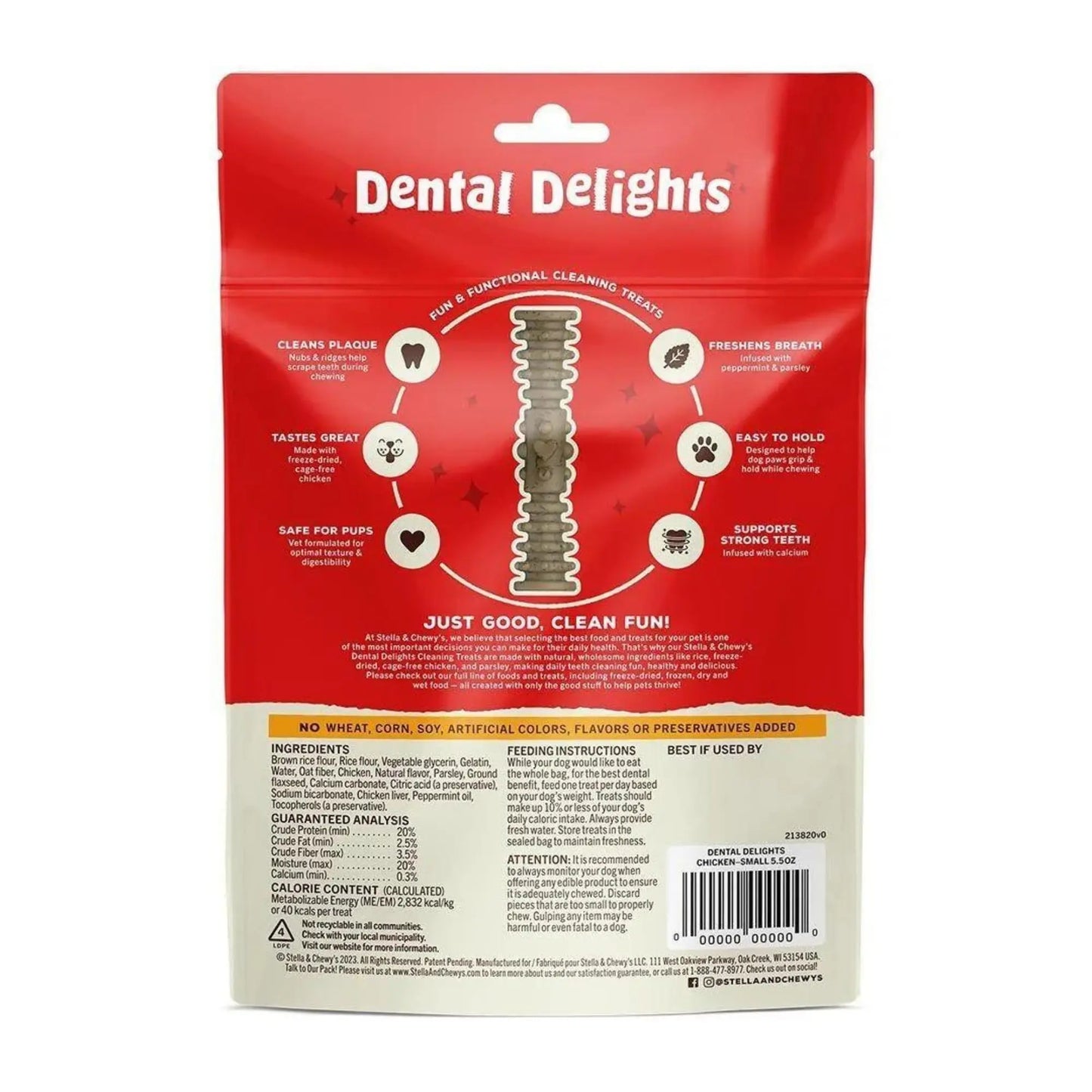 Stella & Chewy's Dog Dental Delights Small 11 Pack Stella & Chewys
