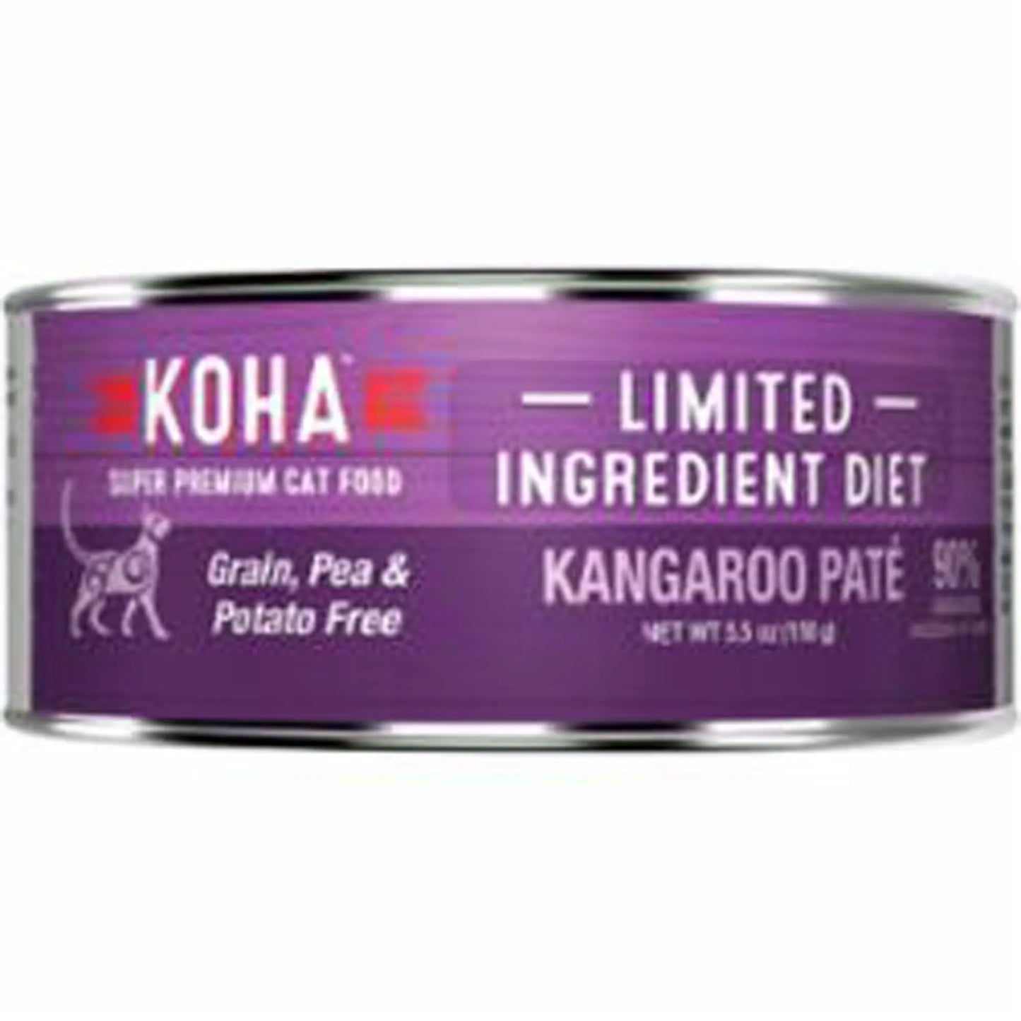 Koha Cat Limited Ingredient Pate Grain Free Kangaroo 5.5oz.(Case of 24) Koha