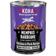 Koha Dog Grain Free Memphis Bbq Stew 12.7oz. (Case of 12) Koha