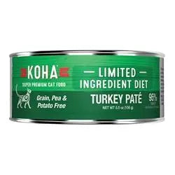 Koha Cat Limited Ingredient Pat Grain Free Turkey 3oz.(Case of 24) Koha