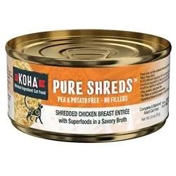 Koha Cat Grain Free Shredded Chicken 2.8oz.(Case of 24) Koha