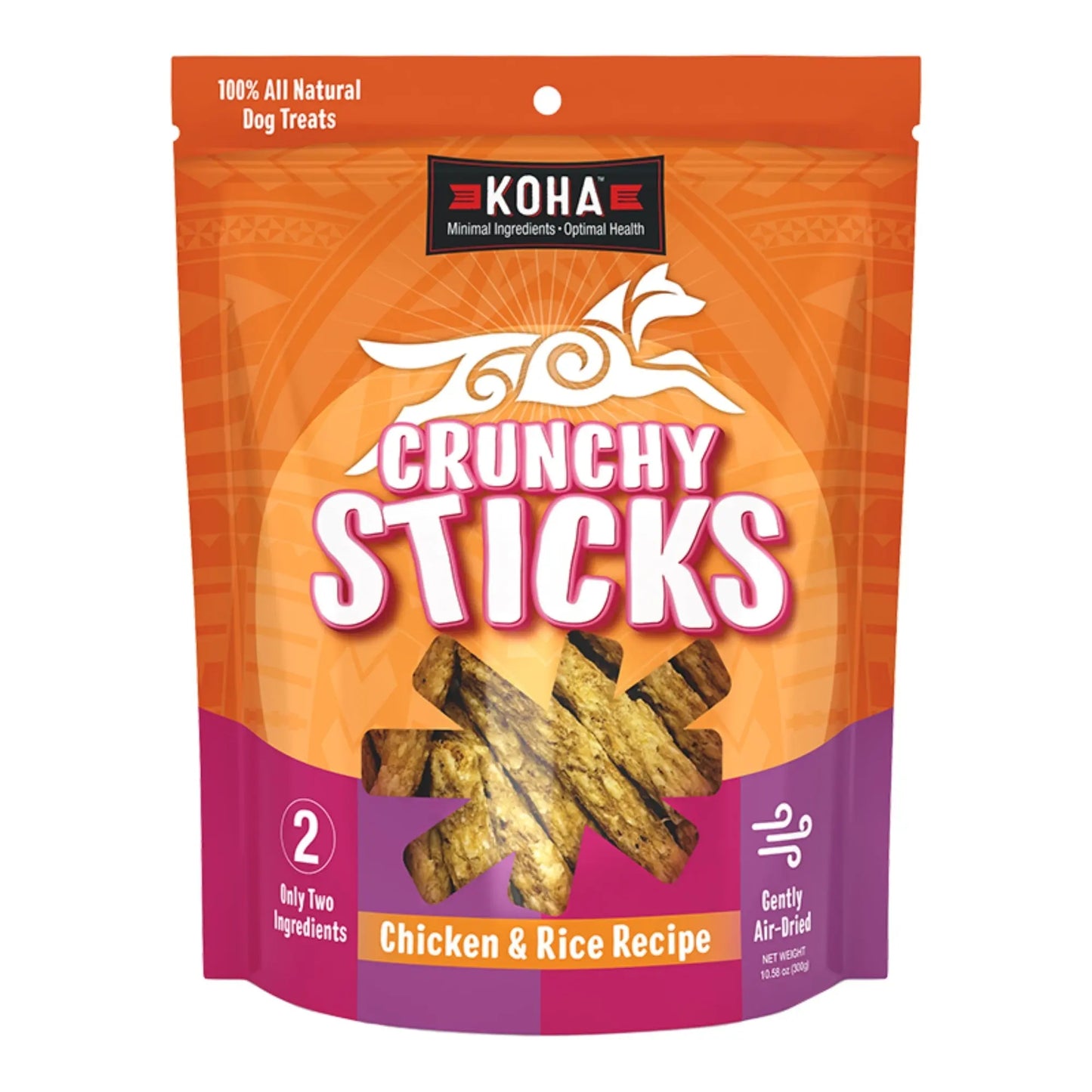 Koha Dog Crunchy Sticks Beef 10.58oz. Koha