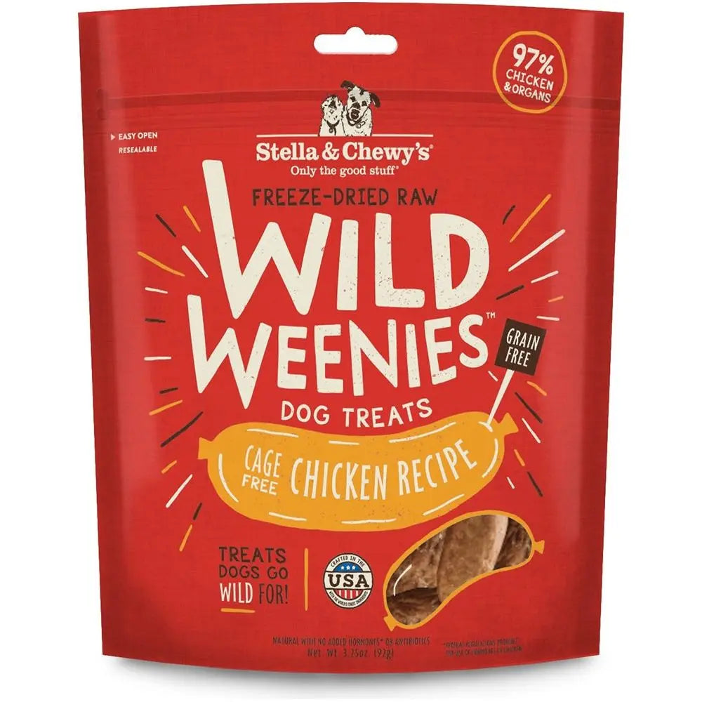 Stella And Chewys Dog Freeze Dried Weenie Chicken 3.25 oz. Stella & Chewys