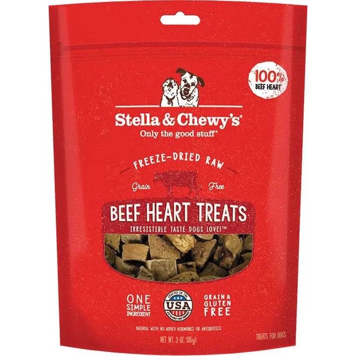 Stella And Chewys Dog Freeze-Dried Treat Beef Heart 3oz. Stella & Chewys