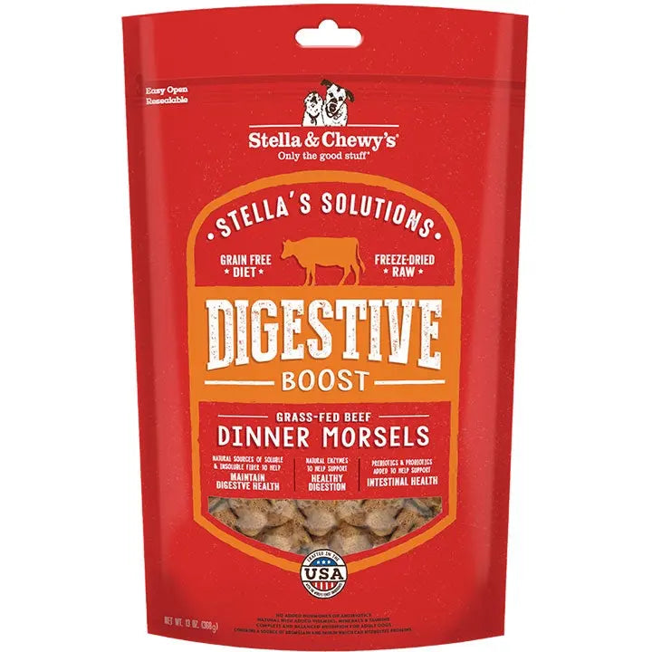 Stella And Chewys Dog Solutions Digestive Boost Beef 13 oz. Stella & Chewys