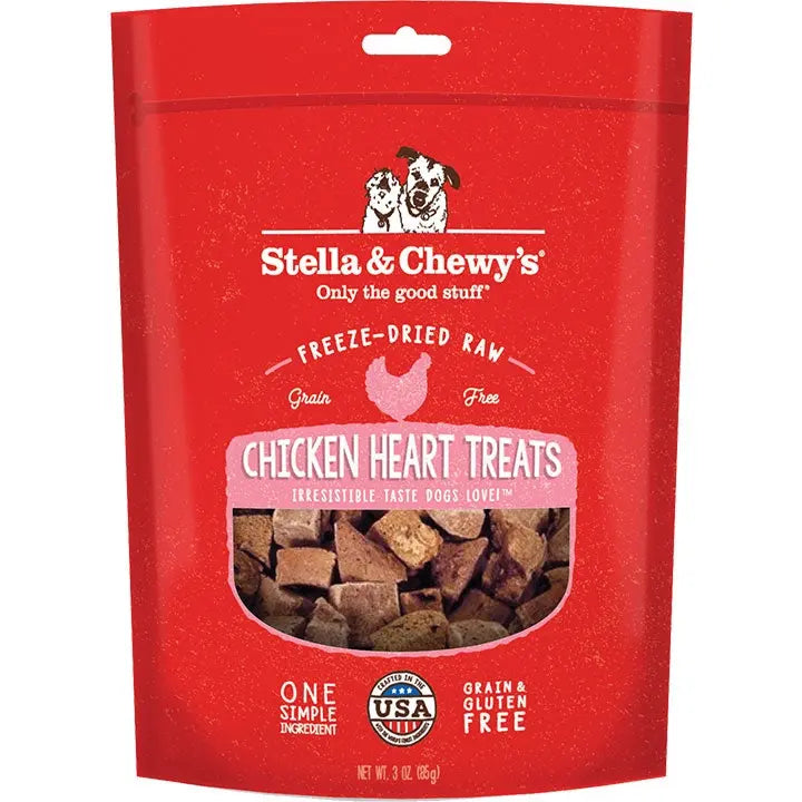 Stella And Chewys Dog Freeze-Dried Treat Chicken Hearts 11.5oz. Stella & Chewys