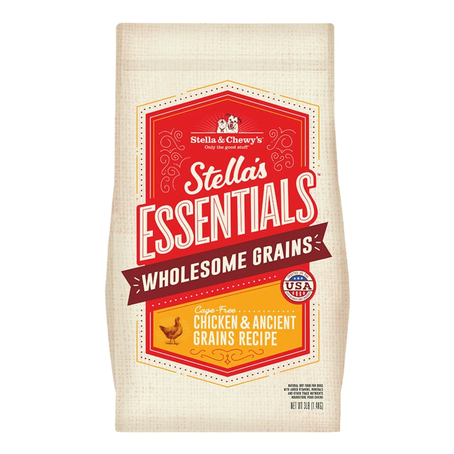 Stella & Chewy's Dog Essential Chicken & Ancestrial Grains 25Lb Stella & Chewys