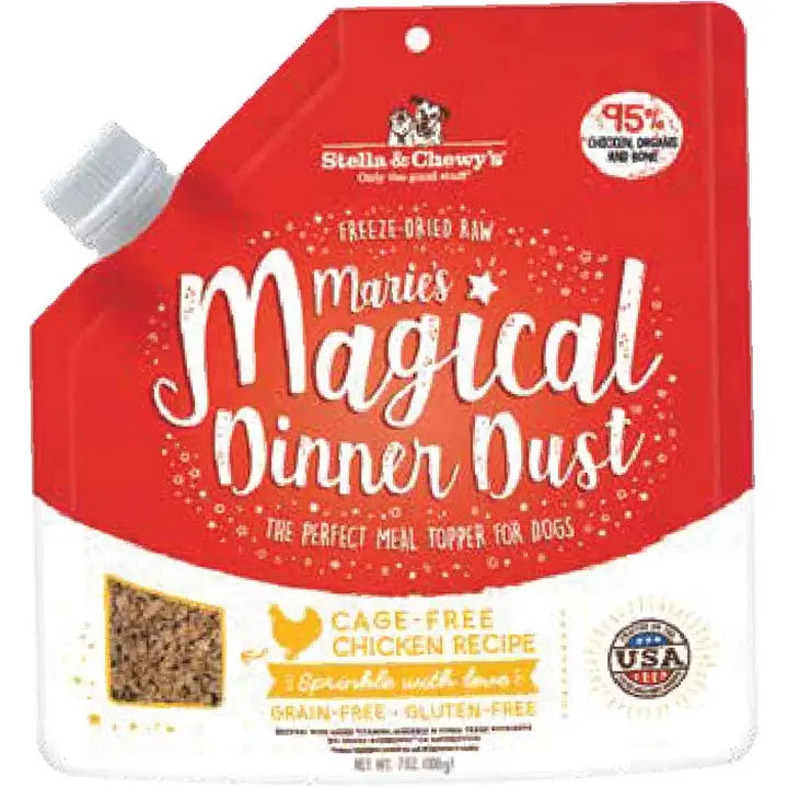 Stella And Chewys Dog Freeze-Dried Maries Magical Dinner Dust Chicken 7oz. Stella & Chewys