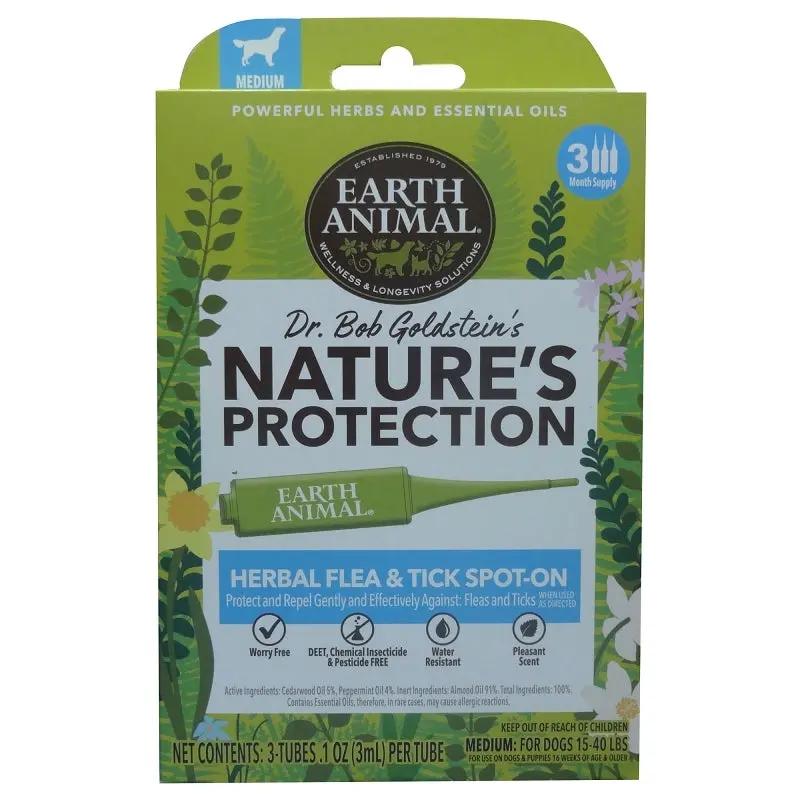 Earth Animal Dog Nupro Spot-On Flea And Tick Medium Earth Animal
