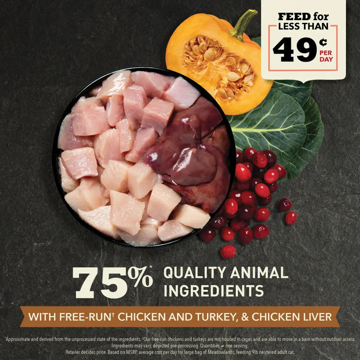 ACANA Meadowlands Chicken Turkey Fish & Cage-Free Eggs Grain-Free Dry Cat Food Pet Food Experts