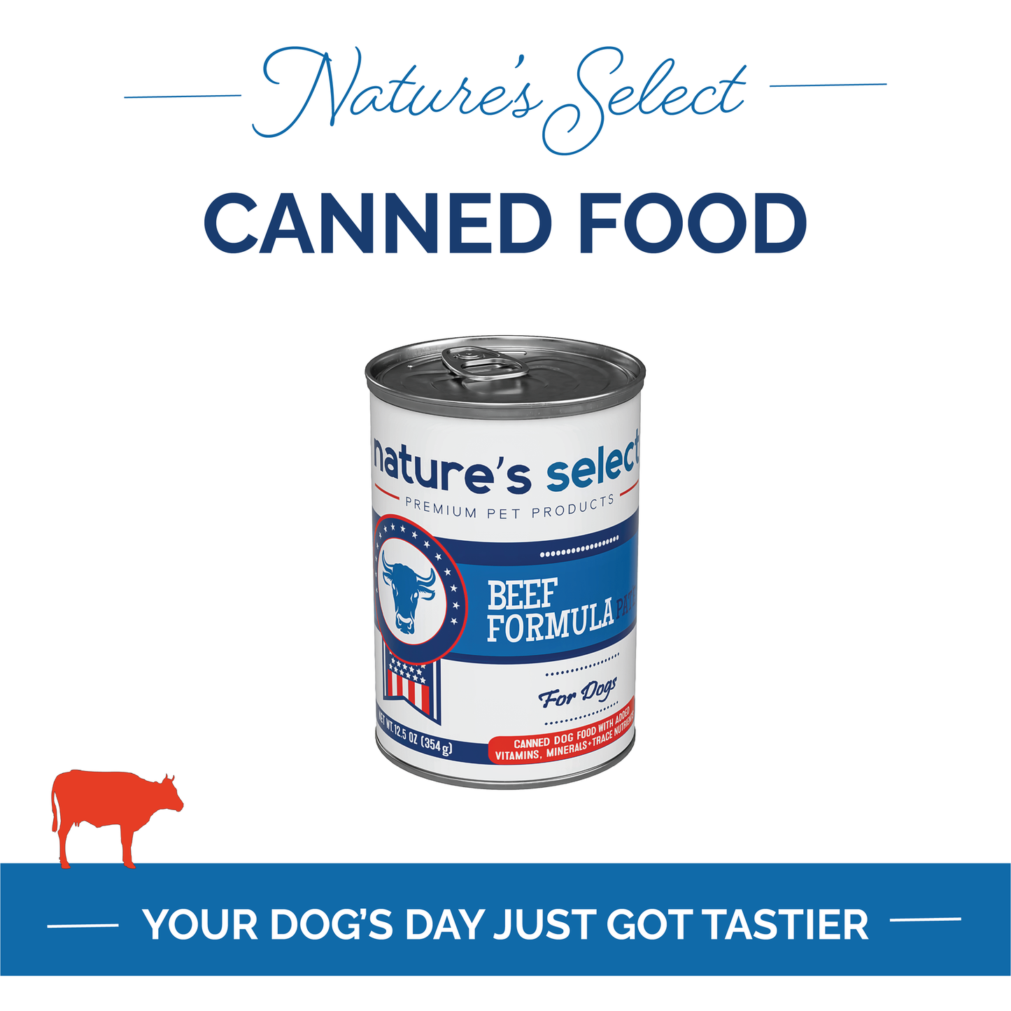Nature's Select - Beef Formula Paté - Canned Food For Dogs Nature' Select