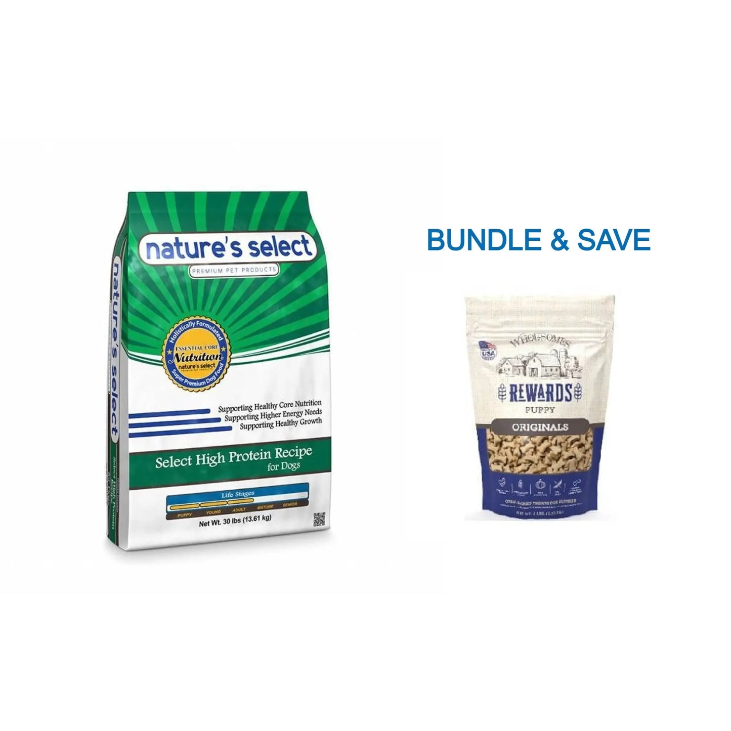 Select High Protein Recipe - Chicken & Rice Nature's Select US