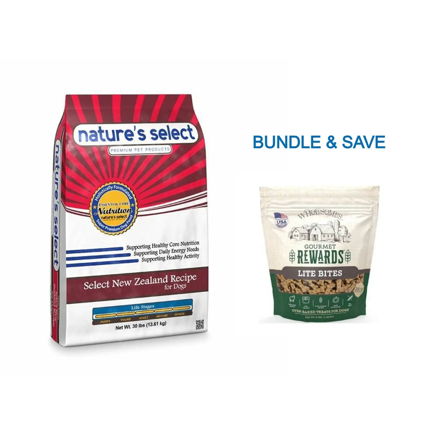 Select New Zealand Recipe - Lamb & Rice Nature's Select US