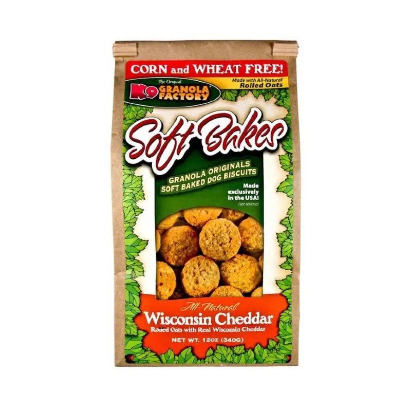 K9 Granola Factory Soft Bakes Wisconsin Cheddar 12 oz. Nature's Select Midwest