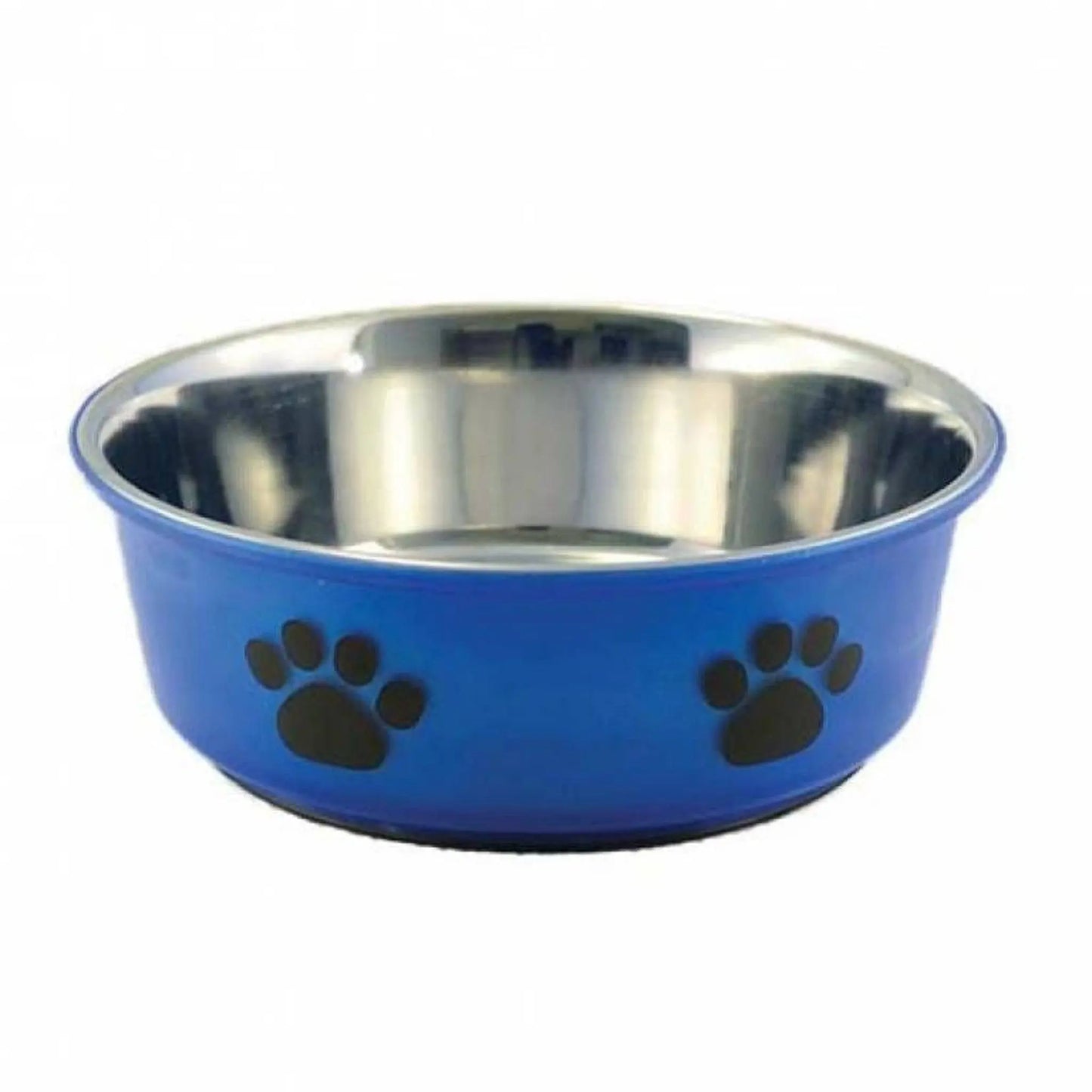 Buddy's Line Fusion Bowl - Blue w/Black Paw Print Buddy's Line