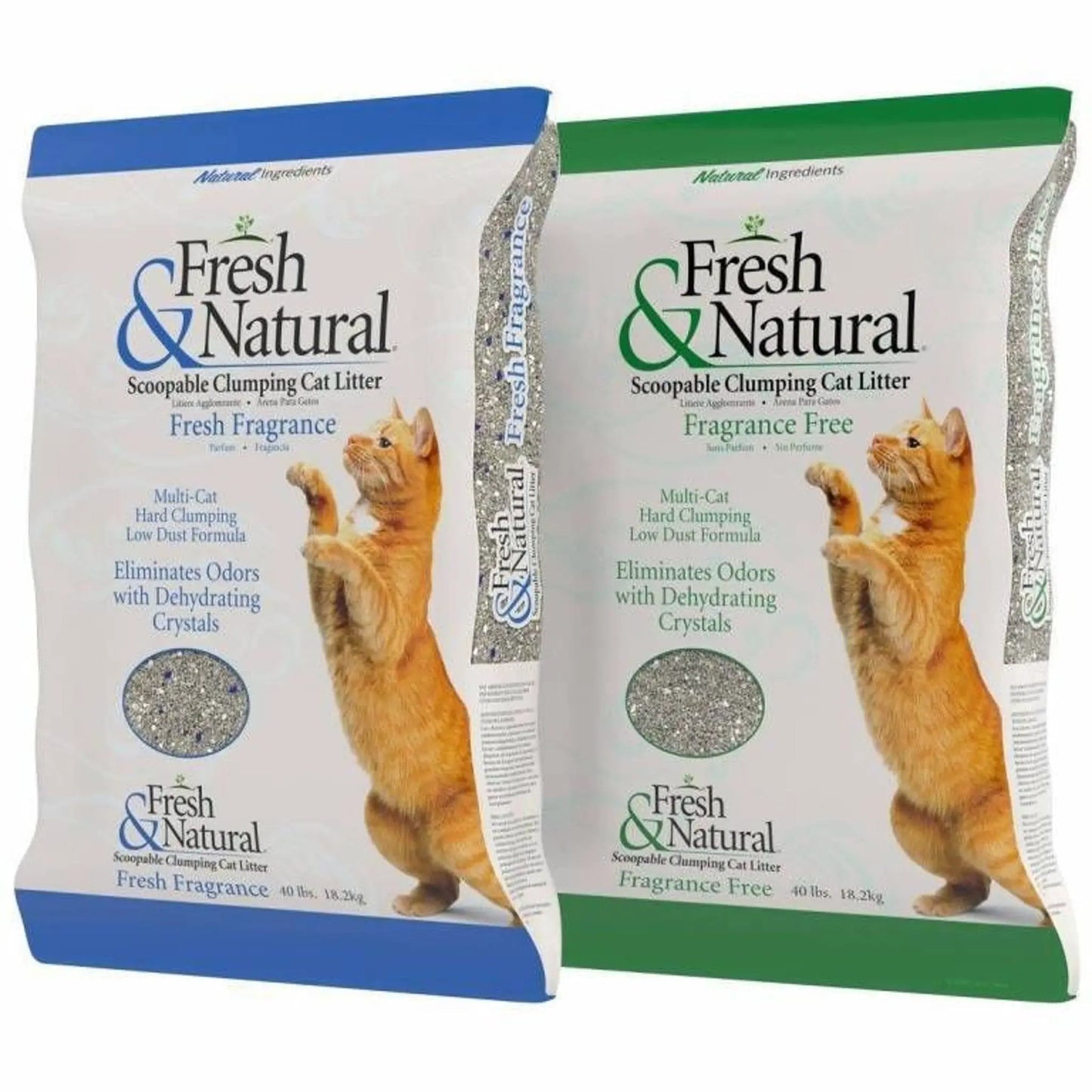 Fresh & Natural Clumping Cat Litter Garver