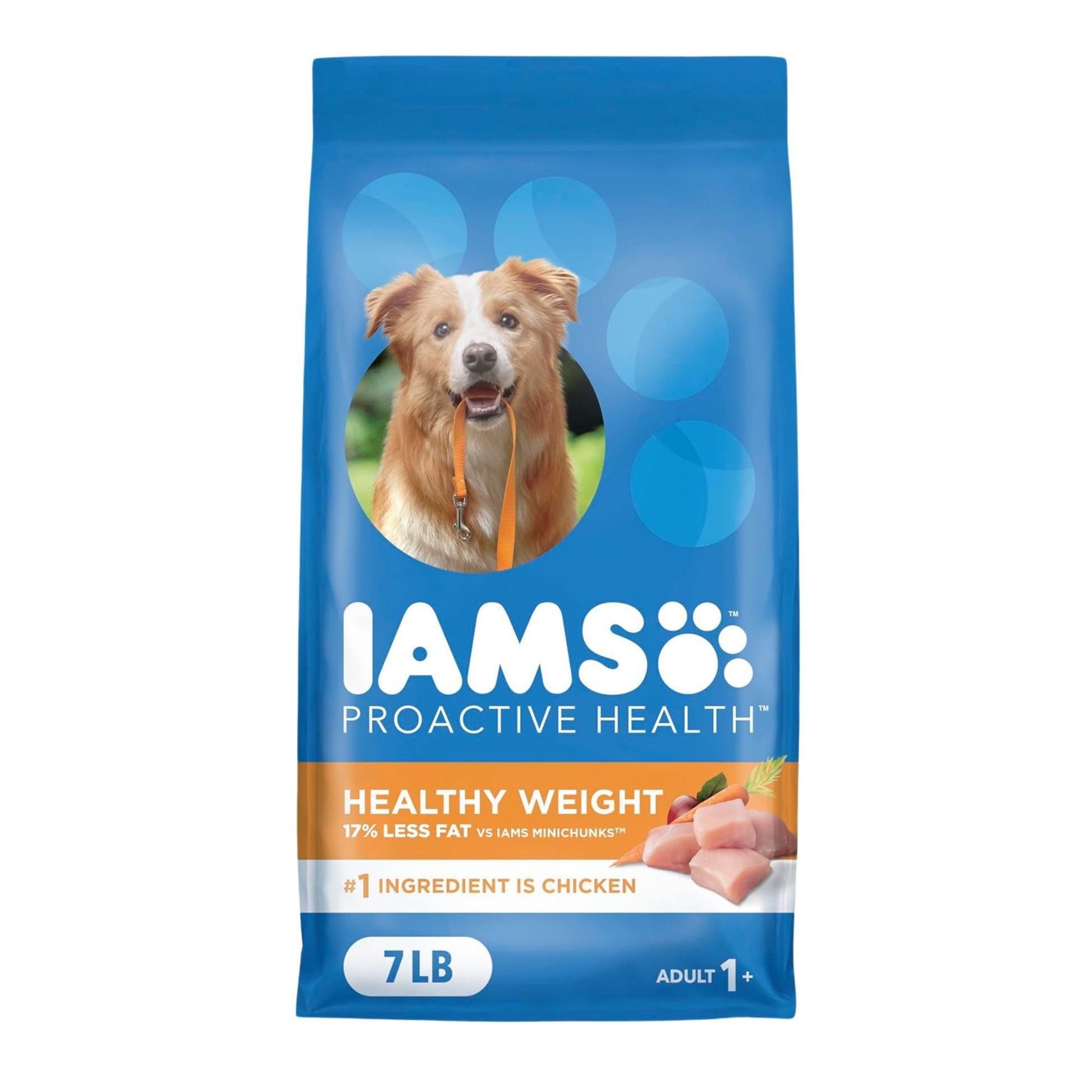 IAMS Healthy Weight Adult Dry Dog Food Chicken 7lb IAMS