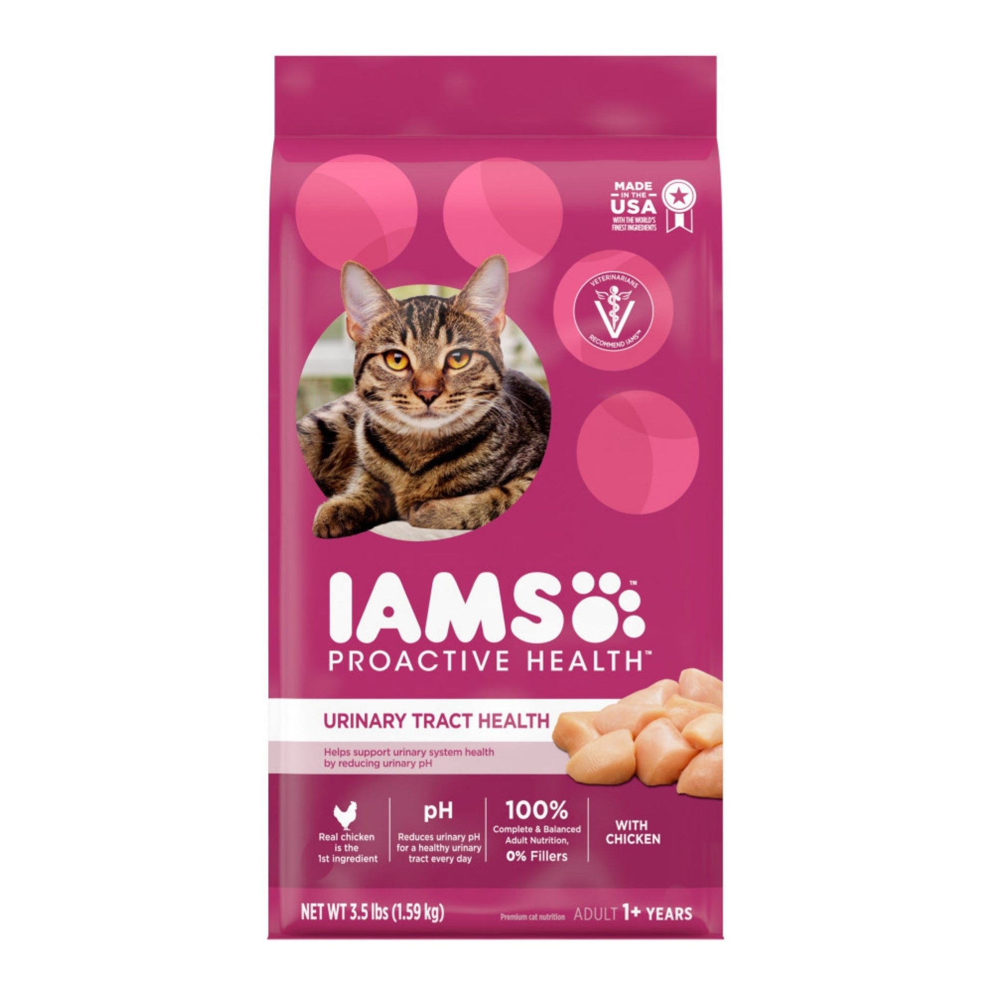 IAMS Proactive Health Urinary Tract Health Adult Dry Cat Food Chicken 3.5lb IAMS