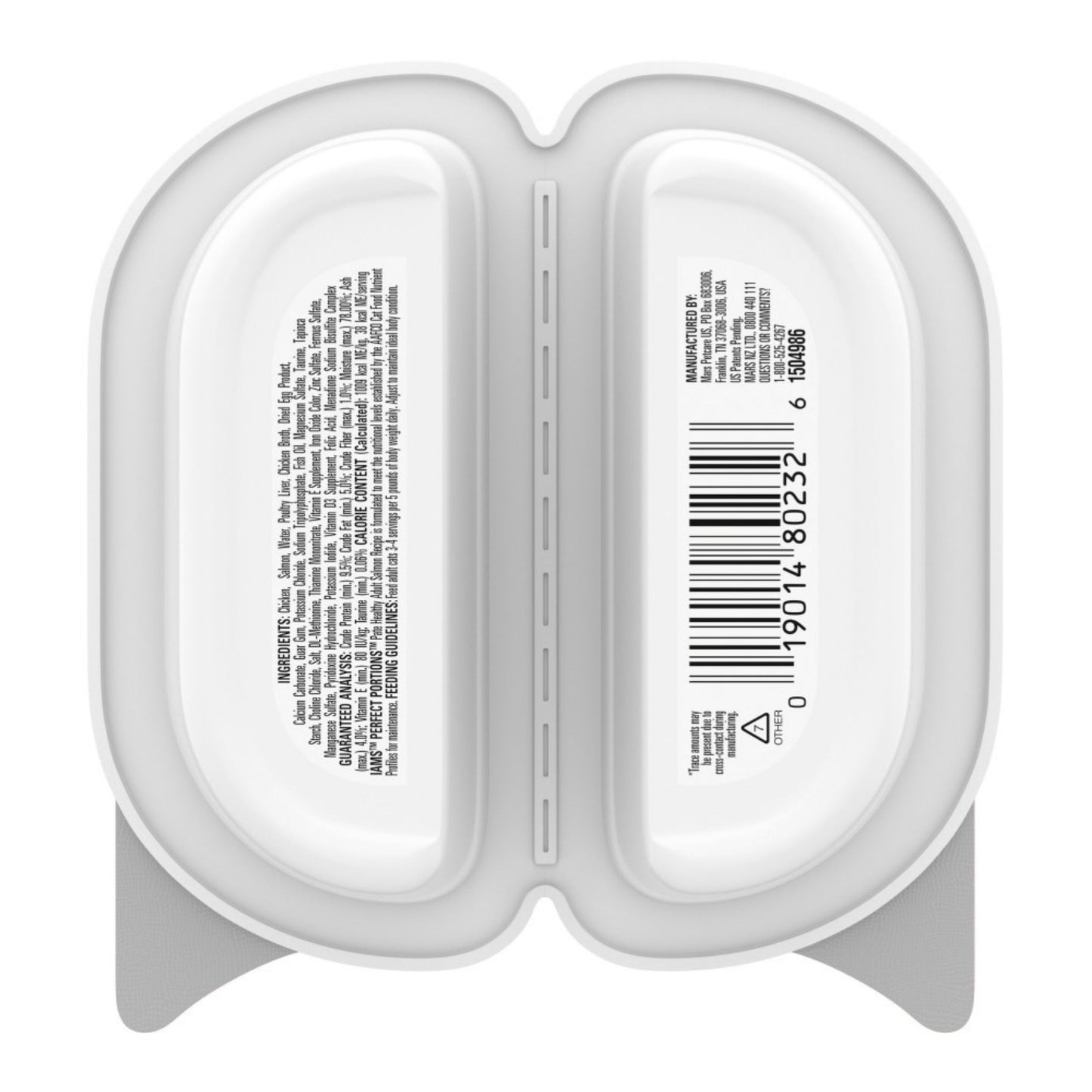 IAMS Perfect Portions Grain Free Healthy Paté Adult Wet Cat Food Salmon 2.6oz 24pk IAMS