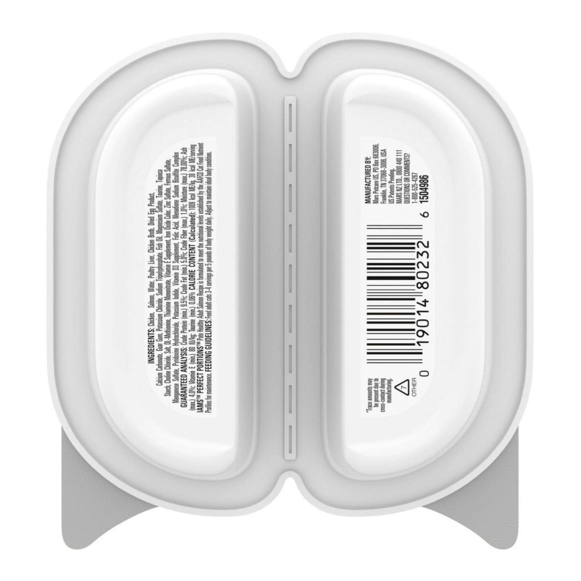 IAMS Perfect Portions Grain Free Healthy Paté Adult Wet Cat Food Salmon 2.6oz 24pk IAMS