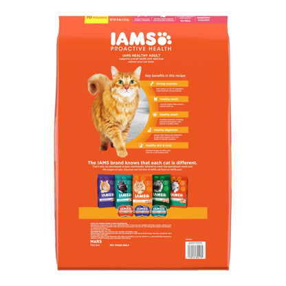 IAMS Proactive Health Adult Dry Cat Food Salmon 16lb IAMS