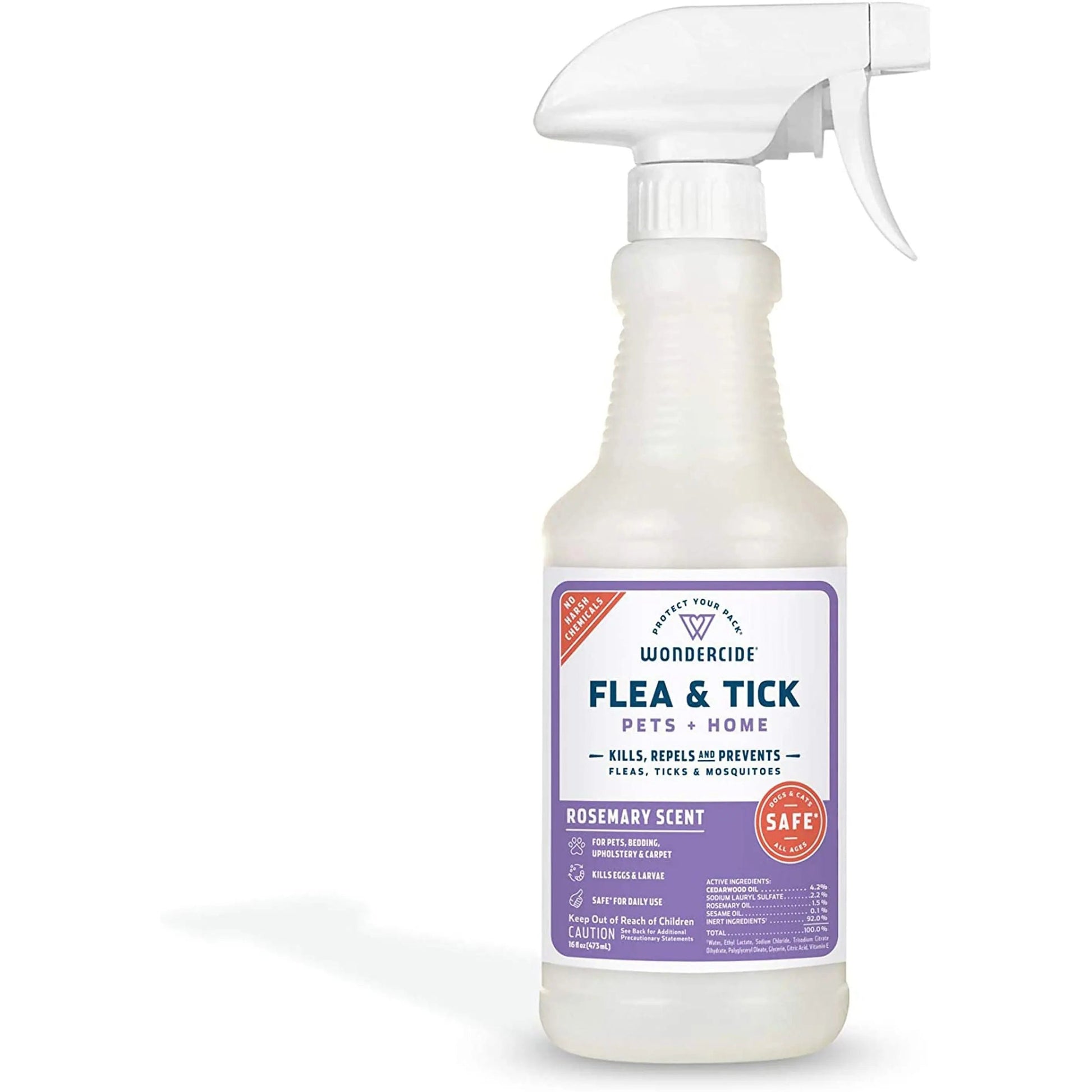 Wondercide Flea Tick And Mosquito Control Spray 16 oz.-Rosemary Wondercide