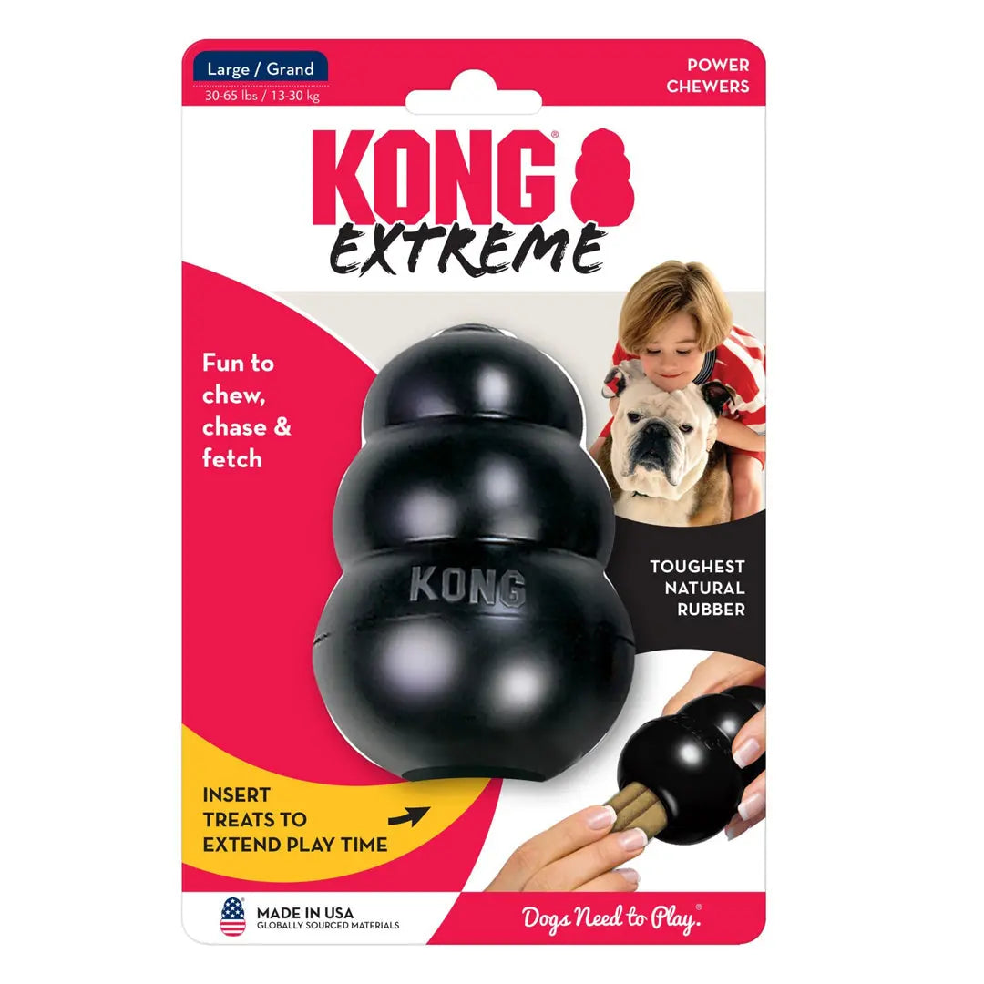KONG Extreme Dog Toy Black 1ea/LG Kong