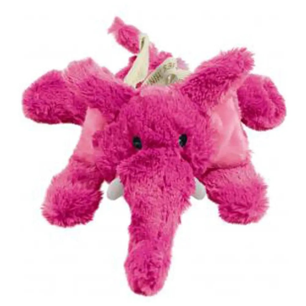 KONG Cozie Elmer Elephant Plush Dog Toy Pink 1ea/MD Kong
