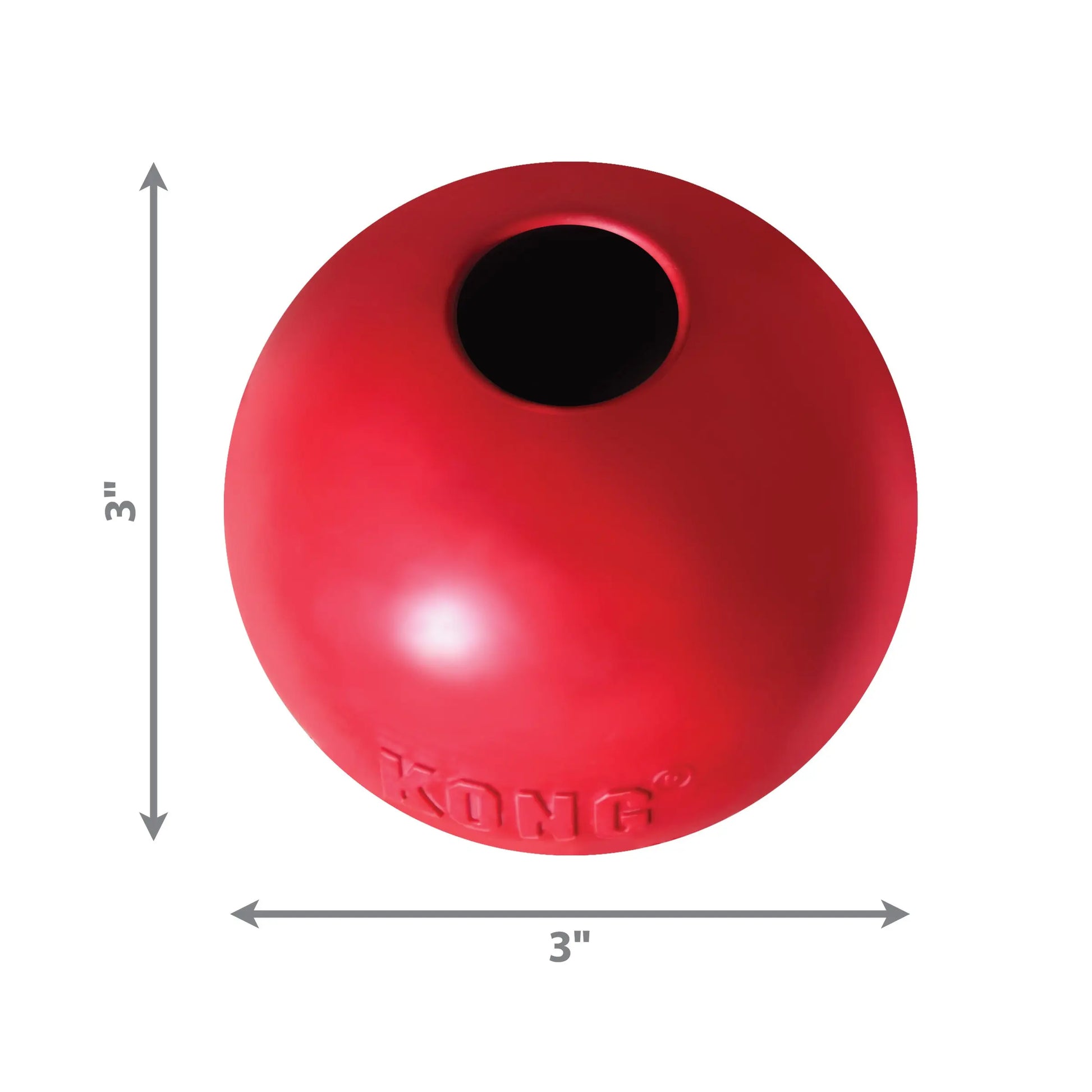 KONG Ball Dog Toy Red 1ea/MD/LG Kong