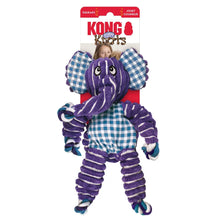 KONG Floppy Knots Elephant Dog Toy Purple 1ea/SM/MD Kong