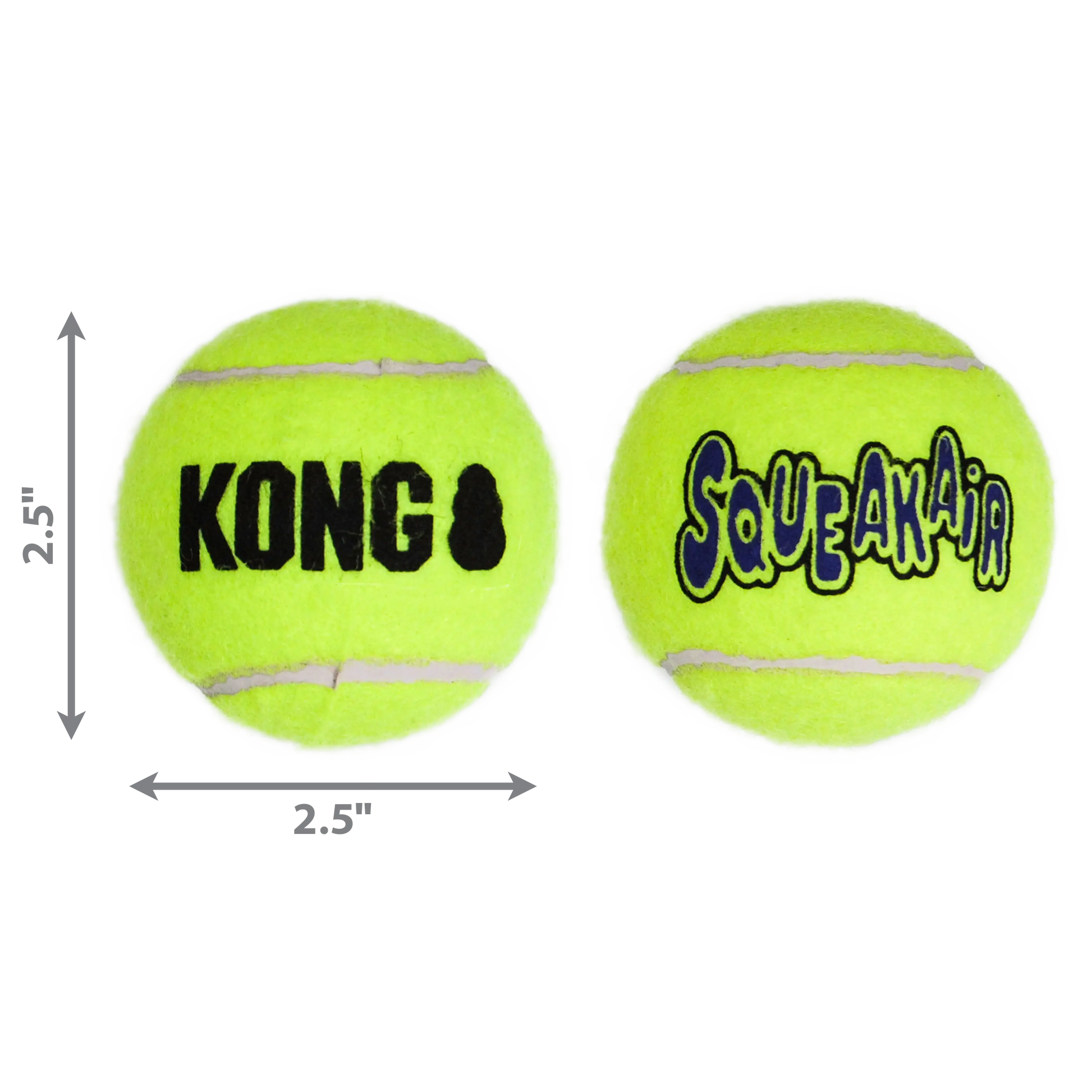 KONG Air Dog Squeaker Dog Toy Balls 1ea/6 pk, MD Kong