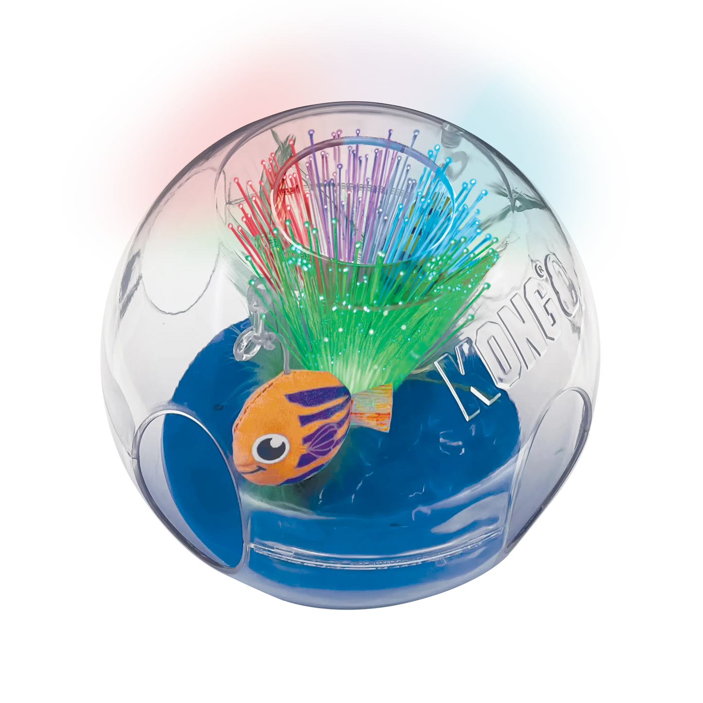 KONG Bat-A-Bout Glow Aquarium Cat Toy 1ea/MD Kong