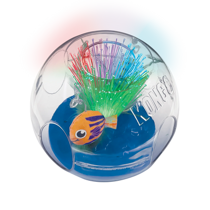 KONG Bat-A-Bout Glow Aquarium Cat Toy 1ea/MD Kong