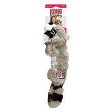KONG Scrunch Knots Raccoon Dog Toy Gray 1ea/MD/LG Kong