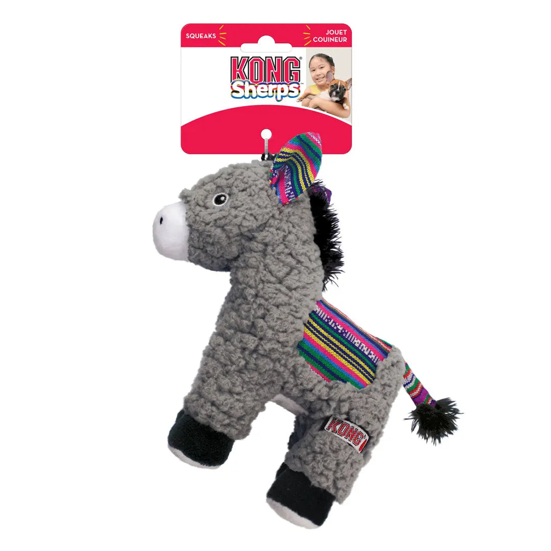 KONG Sherps Dog Toy Donkey 1ea/MD Kong