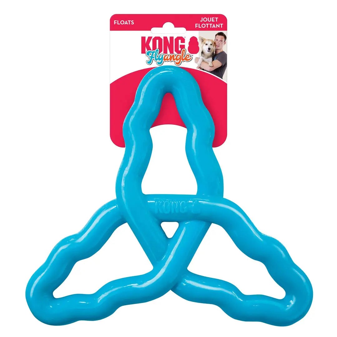 KONG Flyangle Assorted Floating Dog Toy Assorted 1ea/LG Kong