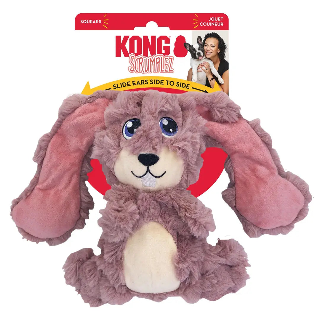 KONG Scrumplez Dog Toy Bunny 1ea/MD Kong