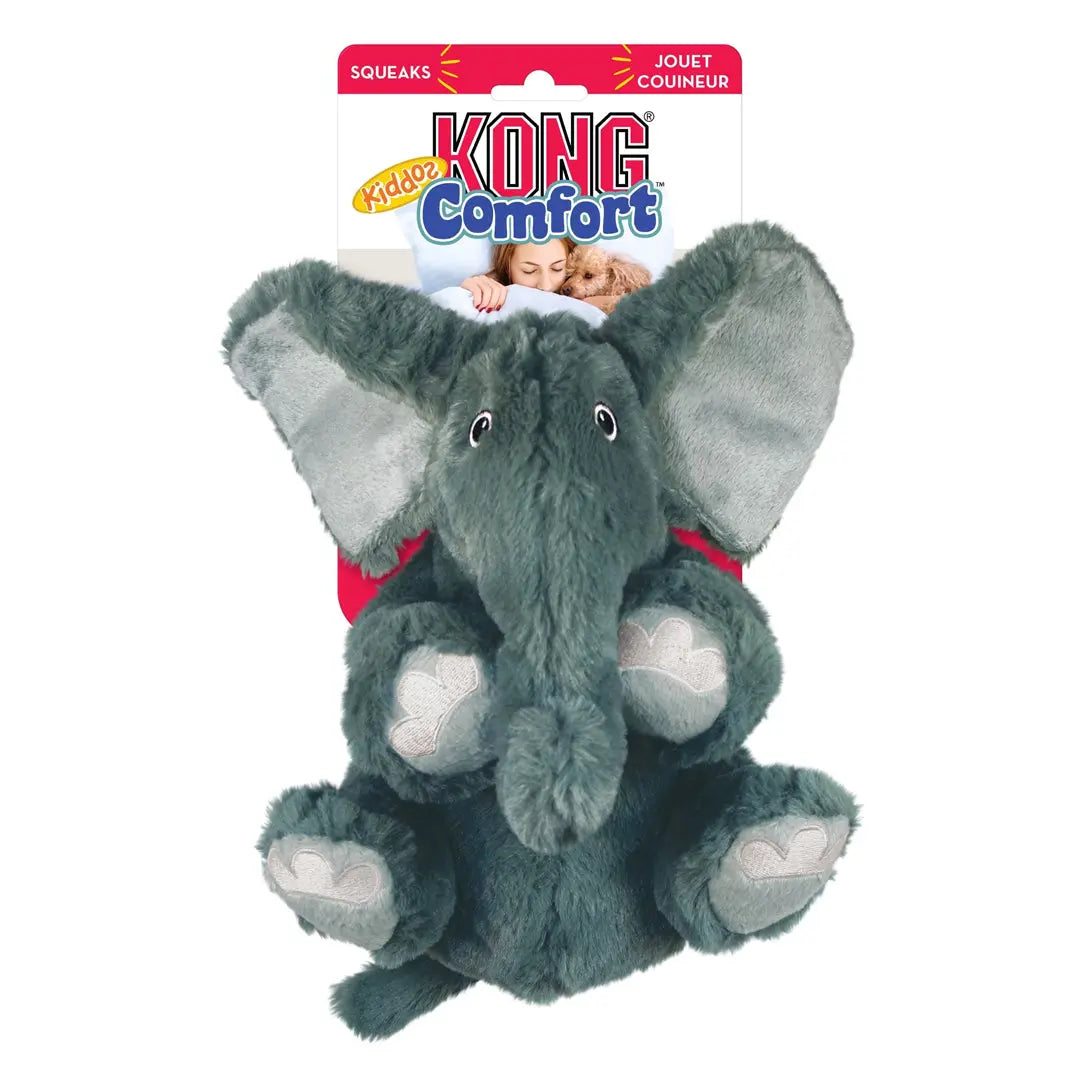 KONG Comfort Kiddos Elephant Dog Toy 1ea/XL Kong