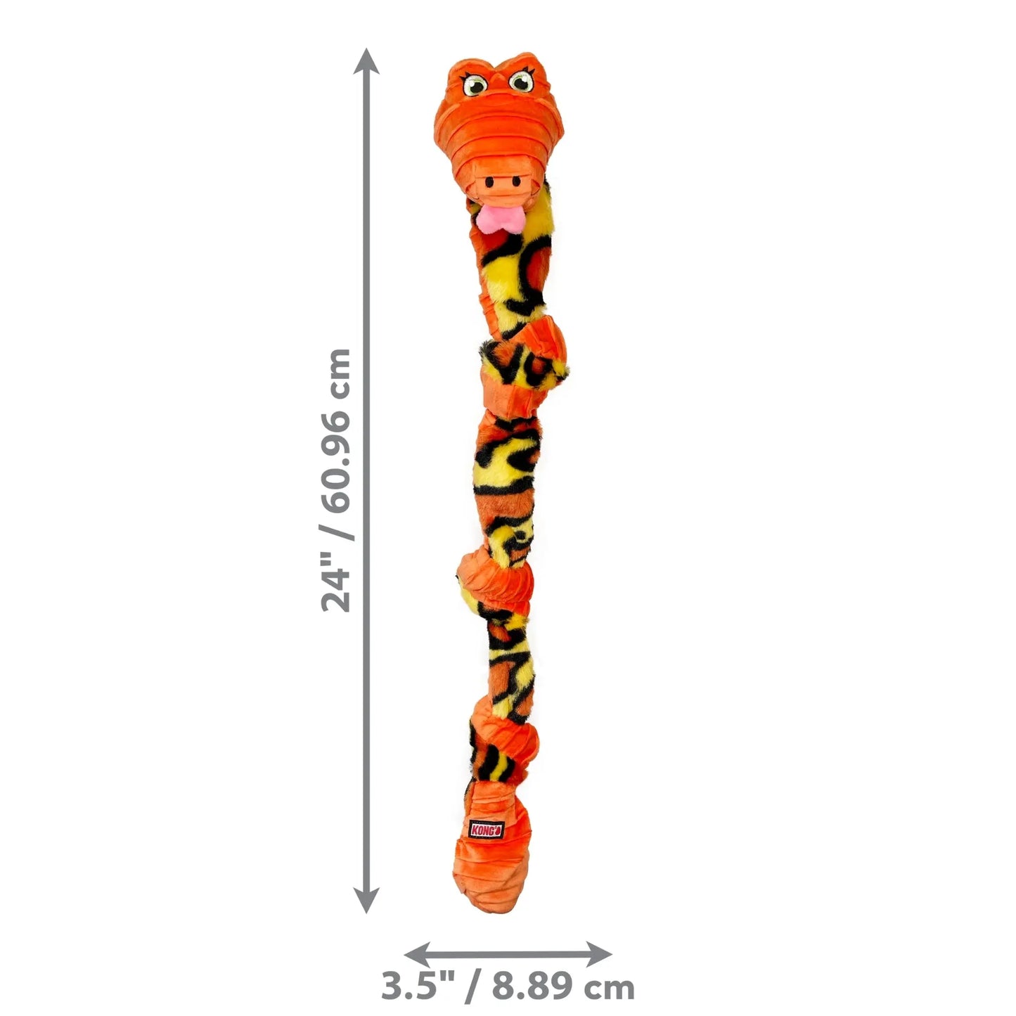 KONG Knots Snake Assorted Dog Toy 1ea/MD/LG Kong