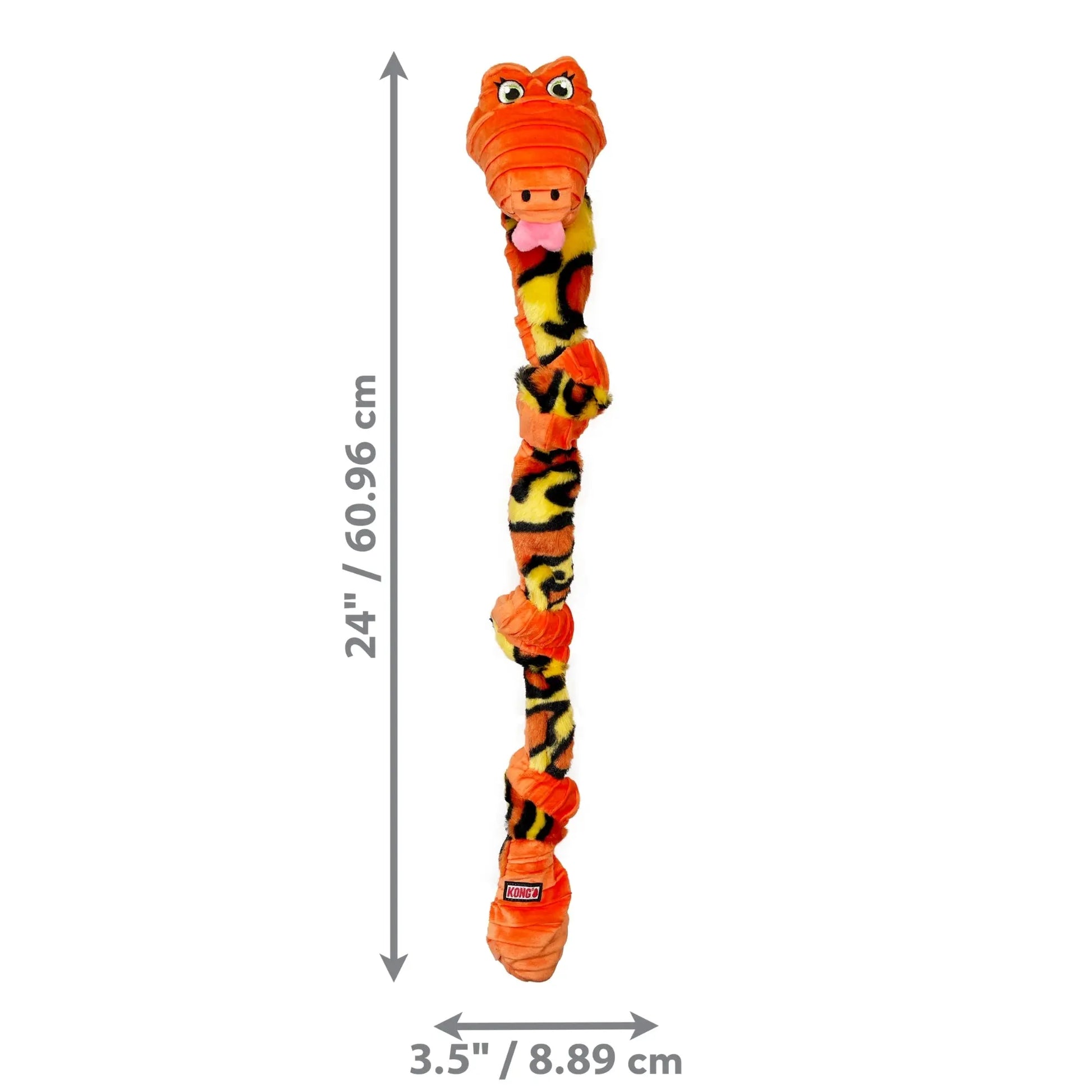 KONG Knots Snake Assorted Dog Toy 1ea/MD/LG Kong