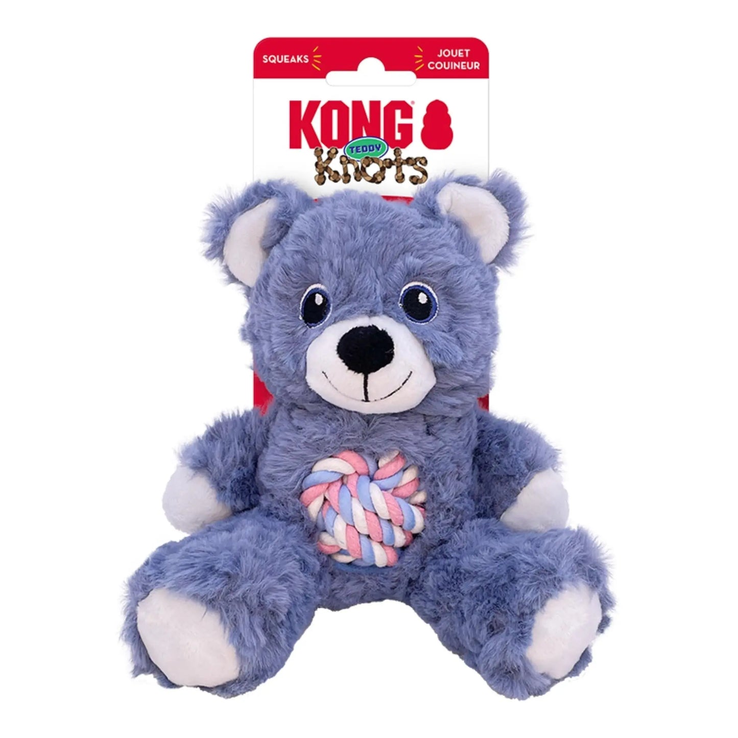 Kong Dog Knots Teddy Assorted Small Kong