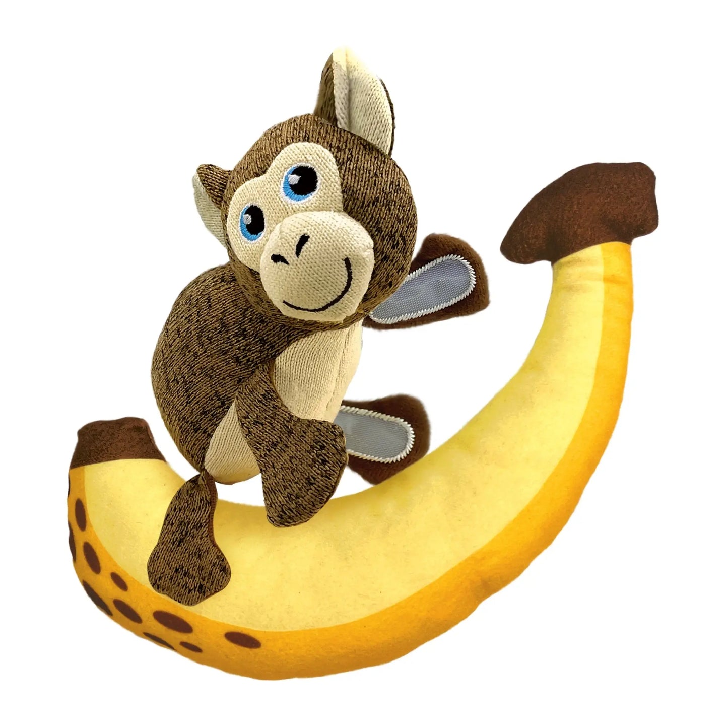 KONG Pull-A-Partz Pals Dog Toy Monkey, MD (2 pack) Kong