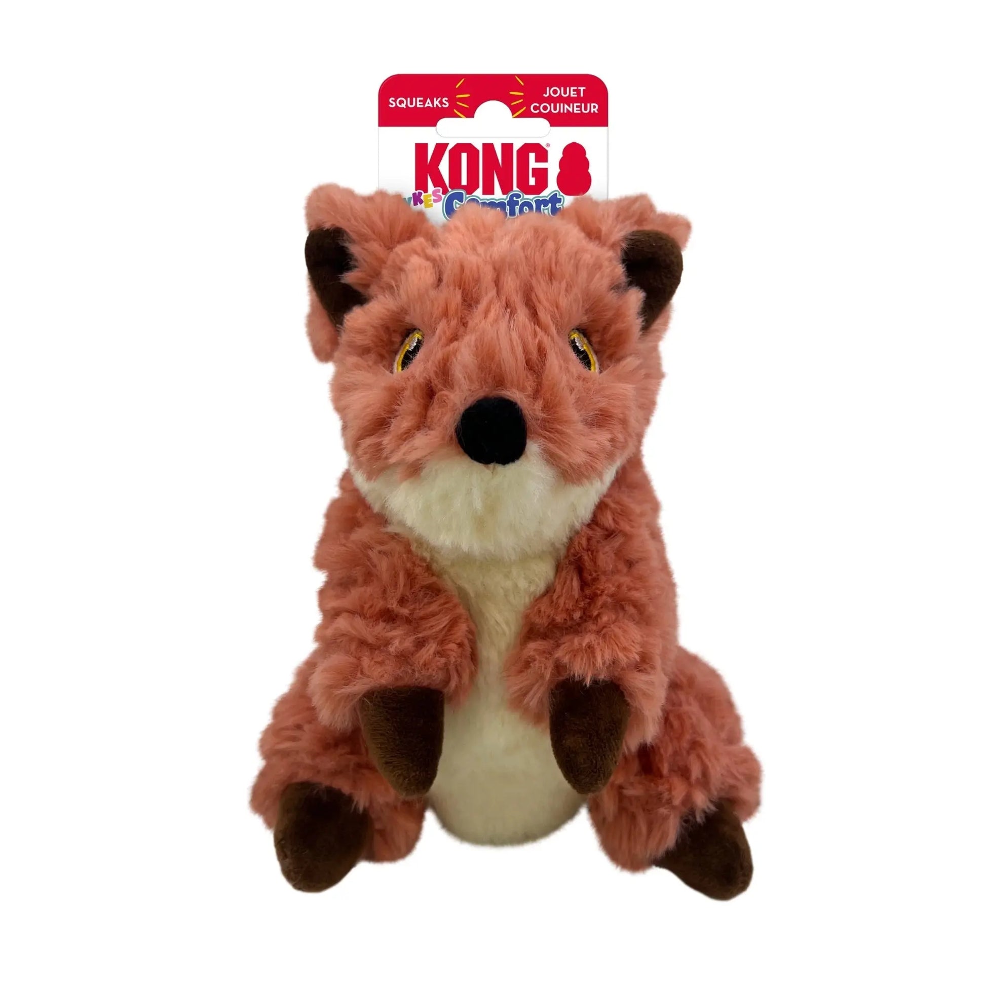 KONG Comfort Tykes Dog Toy Fox, SM (2pack) Kong
