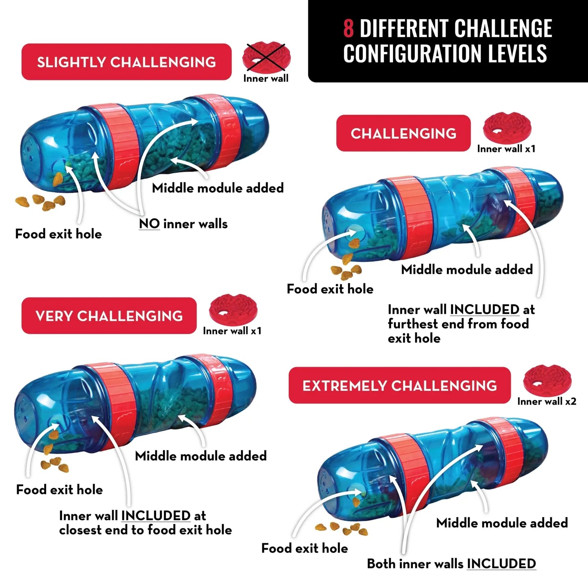 KONG Scuttle Pod Treat Dispenser Dog Toy 1ea/LG Kong