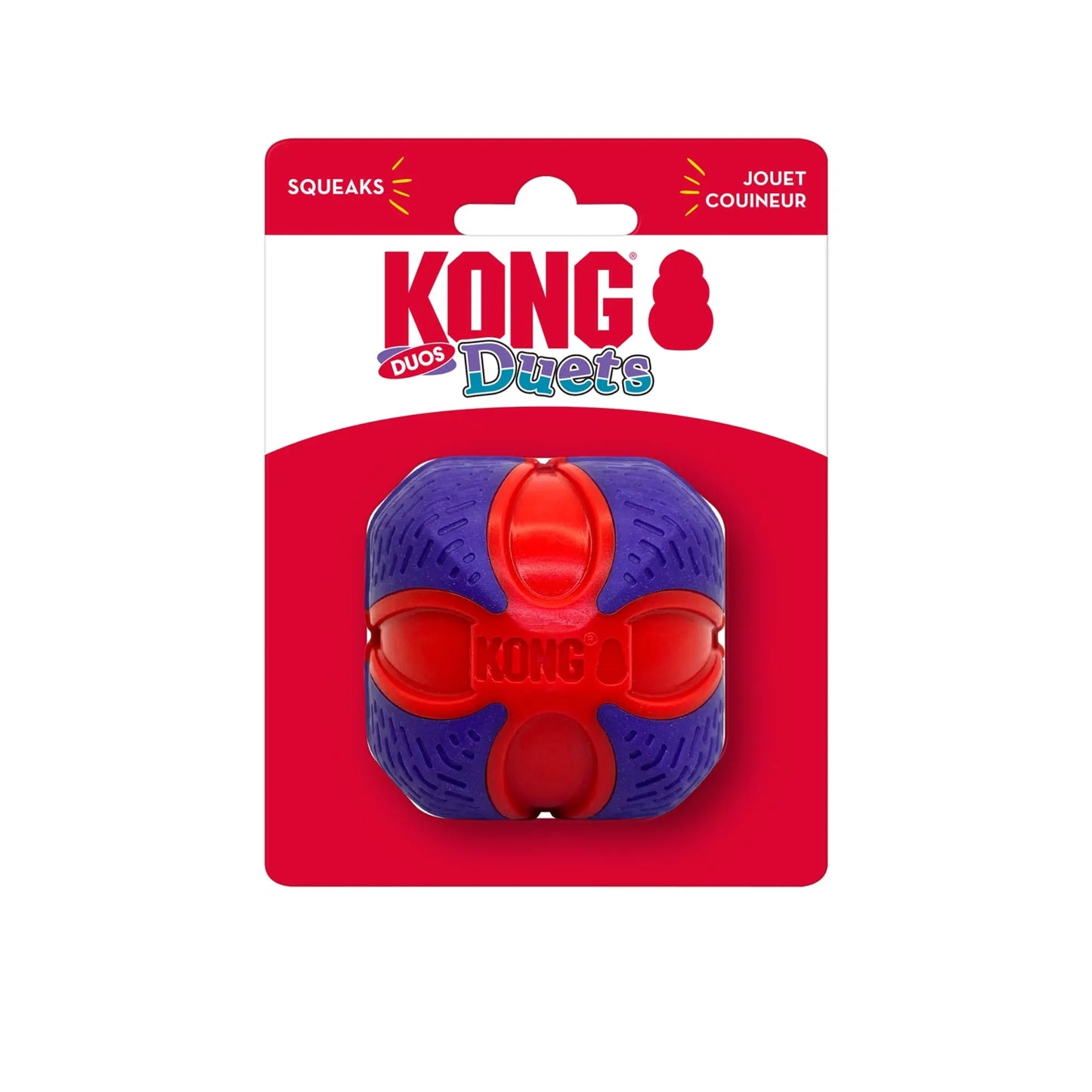 Kong Duets Duos Dog Toy Ball, 1ea/Medium Kong