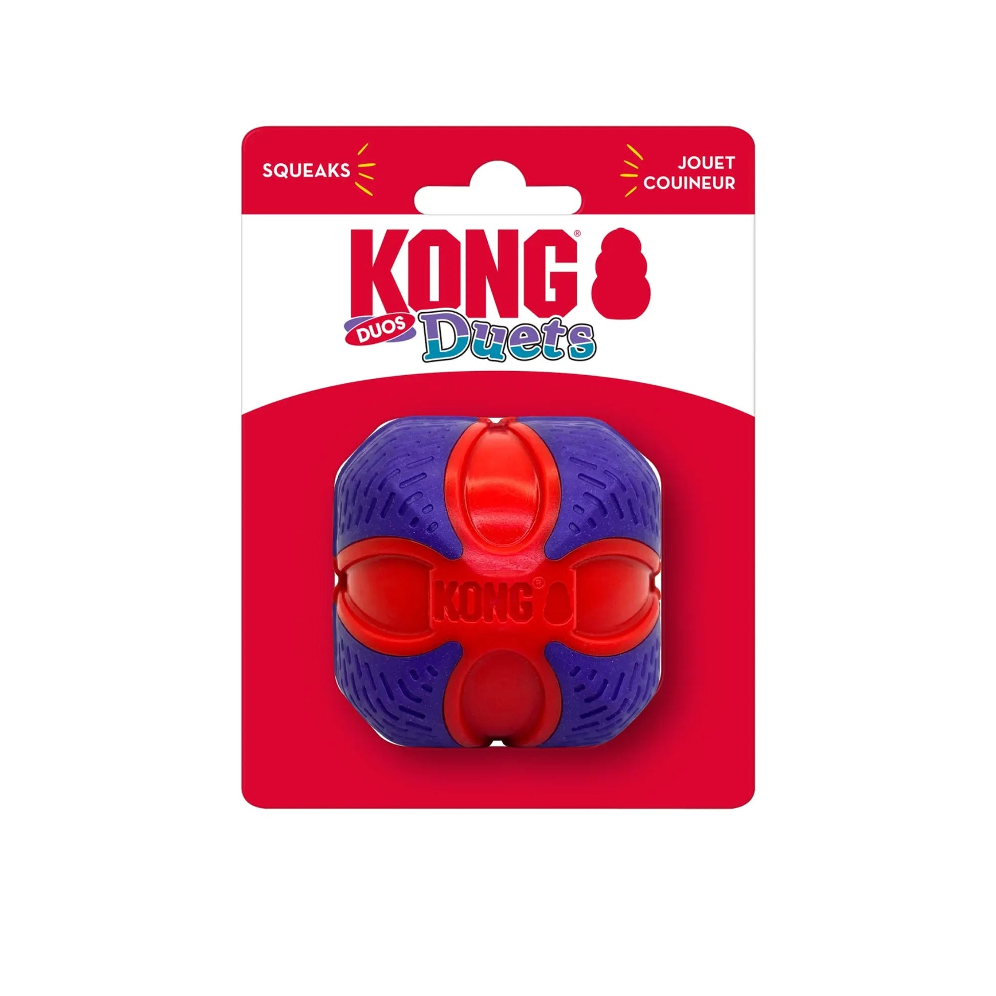 Kong Duets Duos Dog Toy Ball, 1ea/Medium Kong