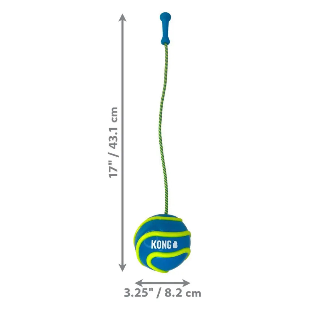KONG Bunji HighViz Ball Dog Toy Assorted, 1ea/LG Kong